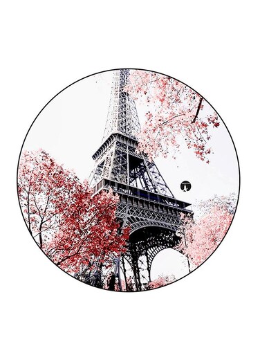 Eiffel Tower Printed Fridge Magnet Multicolour 5.5 x 5.5cm