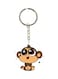 Cartoon Monkey Printed Double Sided Keychain