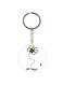 Bee Happy Printed Double Sided Keychain