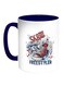 Sport Ski Shoe Printed Coffee Mug White/Blue 11ounce
