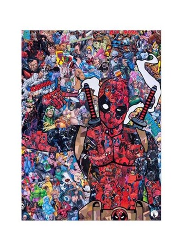 Deadpool Metal Plate Poster Multicolour 15x20cm