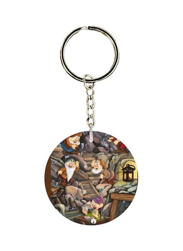 Cartoon Themed Dual Sided Keychain