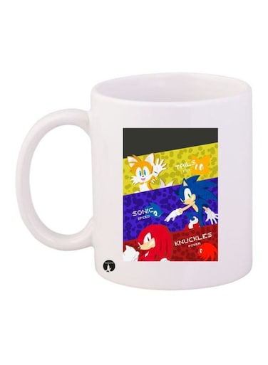 Sonic Video Game Printed Mug Multicolour Standard Size