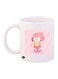 Sonic Printed Coffee Mug White/Pink/Yellow