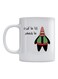 Patrick Star Printed Mug White/Black/Green