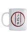 Reem Printed Mug White/Red/Black