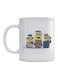 Minions Printed Coffee Mug White/Yellow/Blue 350ml