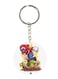 Super Mario Game Printed Keychain