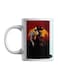 Red Dead Graphic Printed Coffee Mug White/Red/Black 351ml