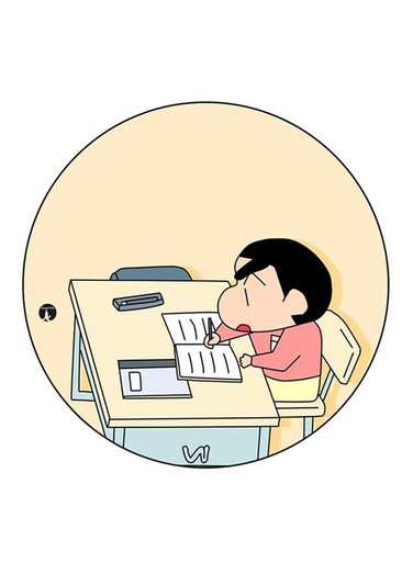 The Anime Shin Chan Printed Fridge Magnet Multicolour