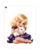 Girl Themed Metallic Plate White/Purple/Beige 20x15cm