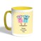 Happy Friendship Day Printed Coffee Mug, Yellow 11 Ounce