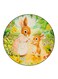Rabbits Printed Fridge Magnet Multicolour