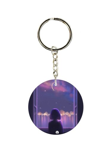 Cartoon Printed Keychain
