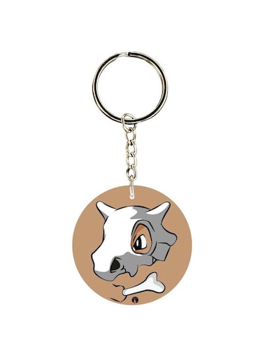 Cartoon Themed Single Sided Keychain