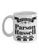 Quote Printed Coffee Mug White/Black 8x9.5x8cm
