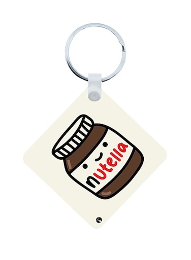 The Nutella Wooden Keychain