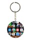 Double Side Super Mario Printed Keychain