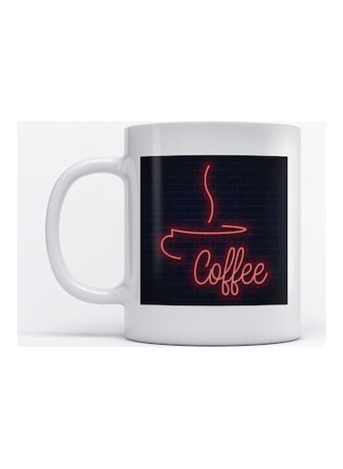 Mug Coffee by Neon Art for Coffee and Tea White
