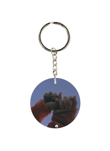 Cartoon Themed Single Sided Keychain