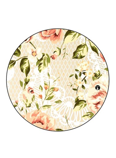 Flowers Printed Fridge Magnet Multicolour