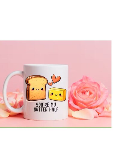 You are my butter half..gift for mother, father, husband, wife, girlfriend , boyfriend, friend, sister , brother, cousin , daughter , in-law, employee, colleague, ceramic coffee mug