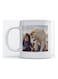 Mug Girl and Dog for Coffee and Tea White