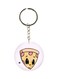 Pizza Printed Keychain