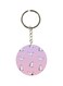 Unicorn Printed Single Sided Keychain
