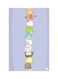 Printed Fridge Magnet Multicolour 8.5x0.4x5.5cm