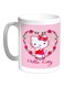 Hello Kitty Printed Coffee Mug White/Pink/Green 325ml