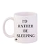 Printed Mug White/Black 12ounce