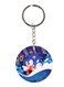 Keychain Of The Video Game Sonic ( 2 Sides)