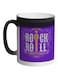 Rock And Roll Printed Colour Changing Coffee Mug Black 11ounce