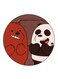 We Bare Bears Printed Fridge Magnet Round Multicolour