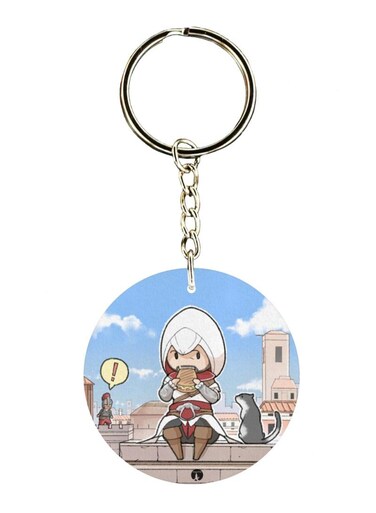 Assassins Creed Printed Keychain