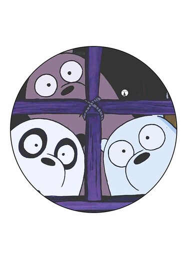 We Bare Bears Printed Fridge Magnet Multicolour