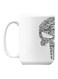 Printed Coffee Mug White/Black