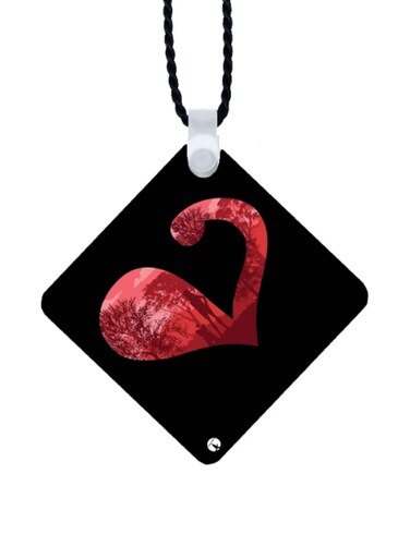 Printed Car Mirror Pendant