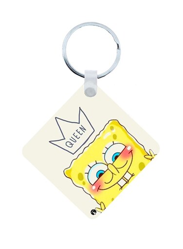 Spongebob Wooden Keychain