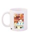 Cartoon Character Printed Coffee Mug White/Blue/Brown 11ounce