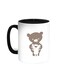 Be A Friend Of Your Child Printed Coffee Mug Black/White 11ounce