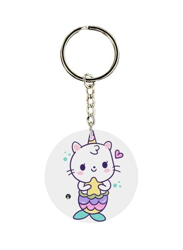 Cartoon Printed Keychain