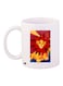 Simba Lion Printed Coffee Mug White/Yellow/Blue