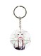 Tokyo Ghoul Anime Printed Keychain White/Grey/Red