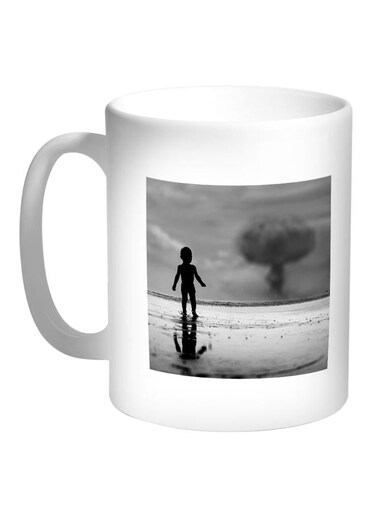 The Consequences Of Wars Printed Coffee Mug White/Grey/Black
