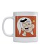 Popeye Printed Mug White/Orange/Beige 350ml