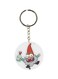 Double Sided Cartoon Printed Keychain