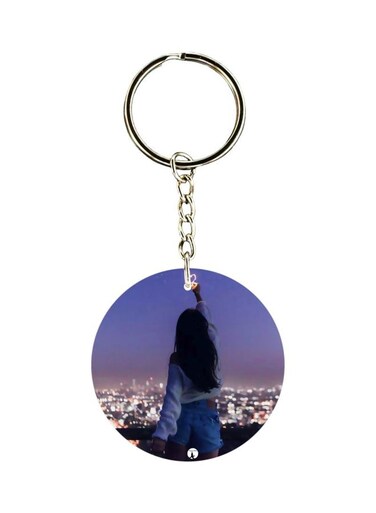 Human Figure Printed Keychain