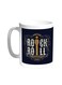 Rock And Roll Printed Coffee Mug White 11ounce
